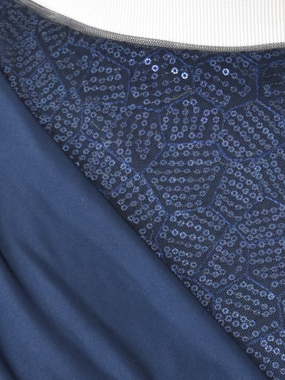 Tadashi Draped Sequin Formal Sheath Dress - L - Picture 3 of 11